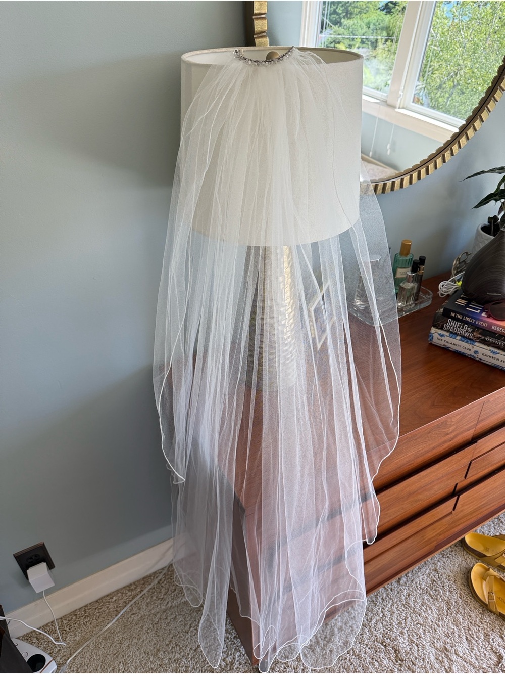 Tulle Fingertip Length Veil